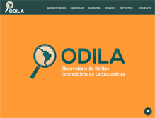 Tablet Screenshot of odila.org